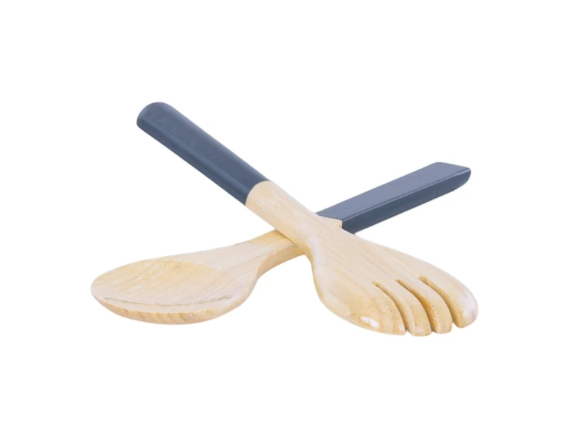 albert L. (punkt) Bambus-Besteck stahlblau 27,5cm