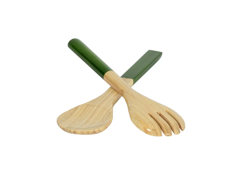 albert L. (punkt) Bambus-Besteck grasgrün 27,5cm