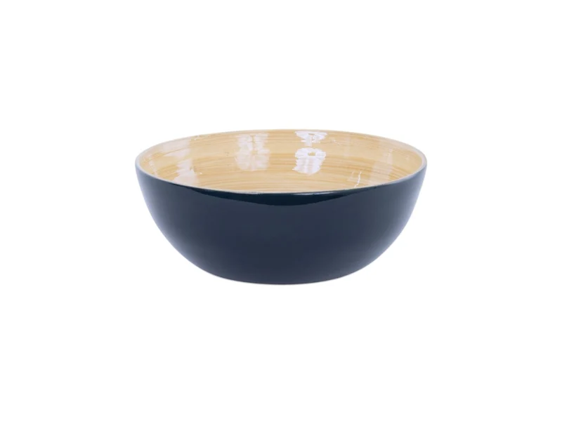 albert L. (punkt) Bambus-Schüssel stahlblau 18x7cm