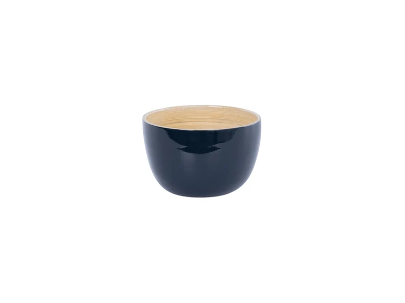 albert L. (punkt) Bambus-Schüssel stahlblau 12x8cm