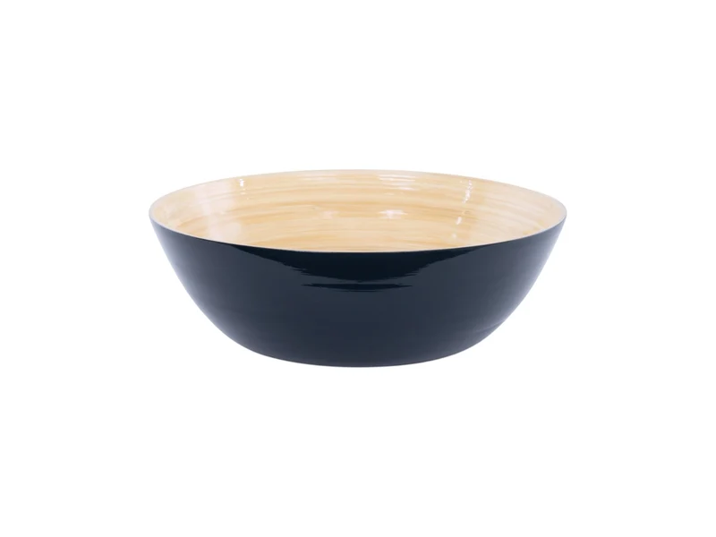 albert L. (punkt) Bambus-Schüssel stahlblau 30x10cm