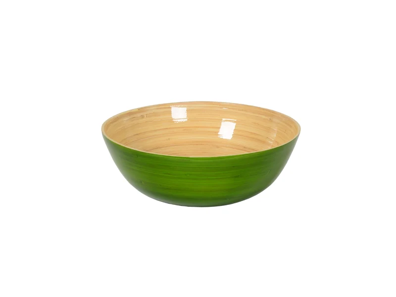 albert L. (punkt) Bambus-Schüssel grasgrün 30x10cm