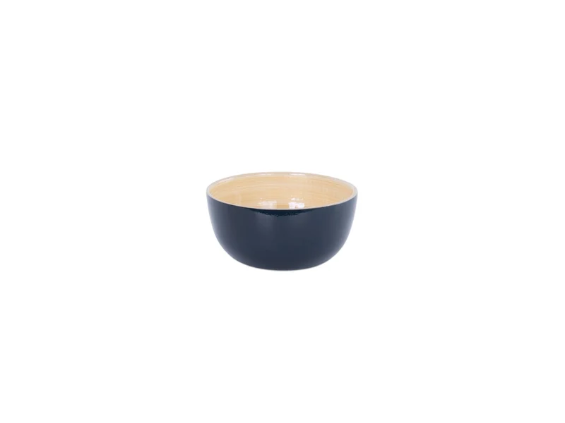 albert L. (punkt) Bambus-Schüssel stahlblau 10x5cm