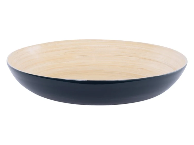 albert L. (punkt) Bambus-Schüssel stahlblau 30x5,5cm