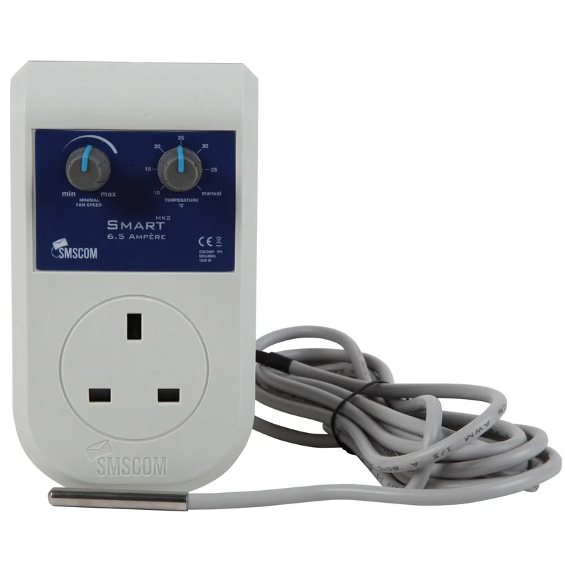 SMSCom 6.5-Ampere-Plug-In-Smart-Lüfterdrehzahlregler