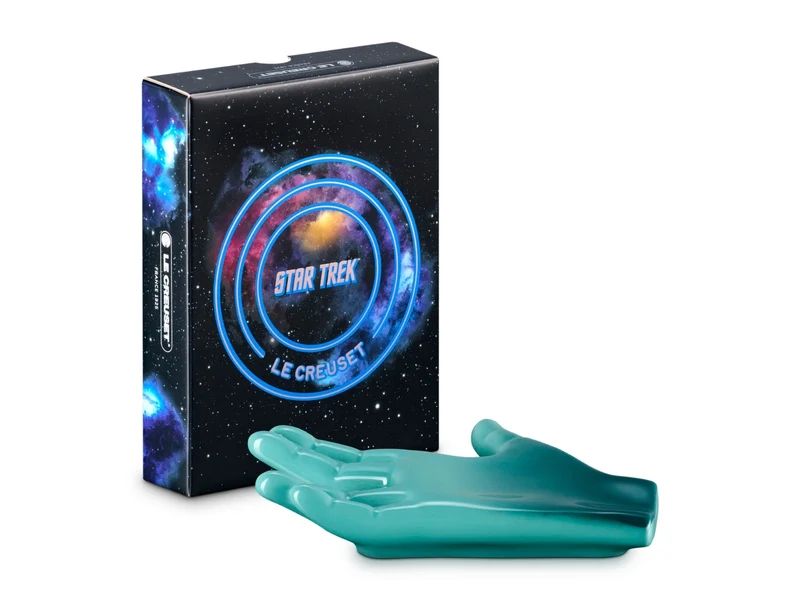 Le Creuset Star Trek Collection Löffelablage Spock bleu riviera 19cm