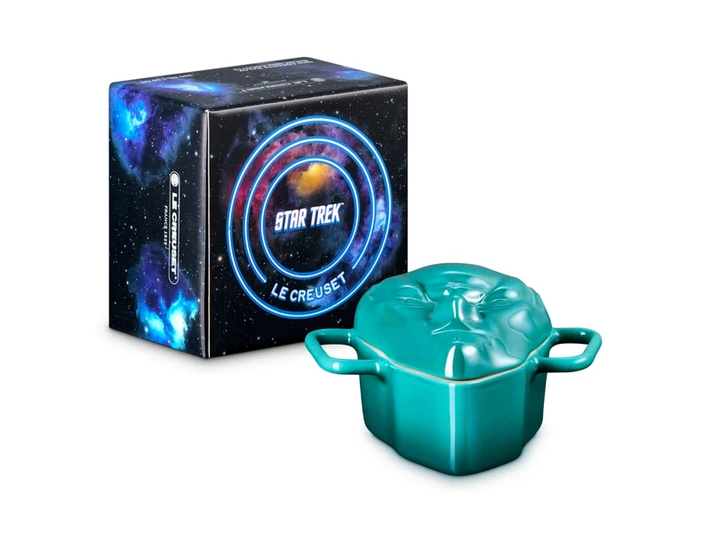 Le Creuset Star Trek Collection Mini-Cocotte Balok bleu riviera 0,3l