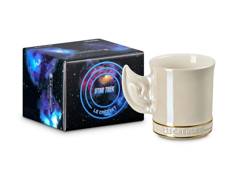 Le Creuset Star Trek Collection Becher mit Henkel Spock creme 0,4l