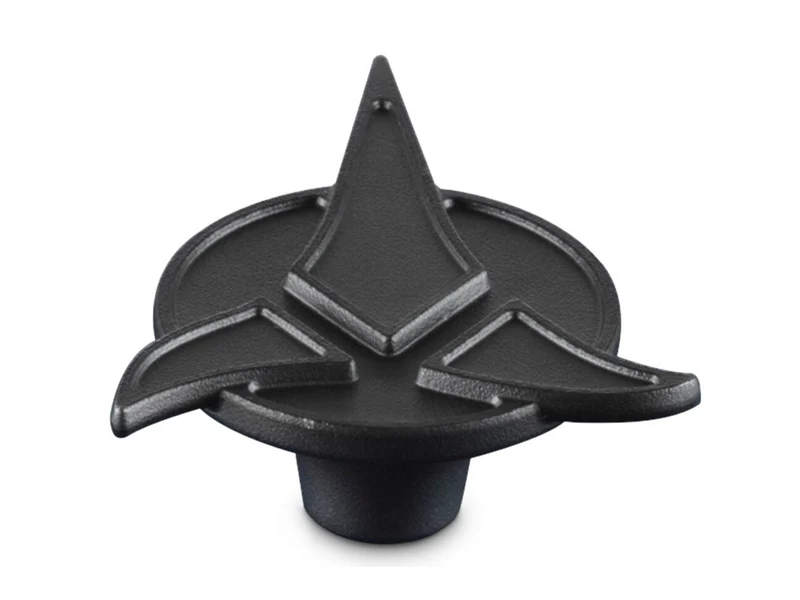Le Creuset Star Trek Collection Klingonischer Deckelknopf schwarz