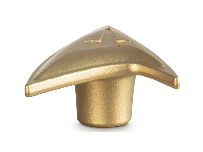 Le Creuset Star Trek Collection Sternenflotten Deckelknopf hellgold