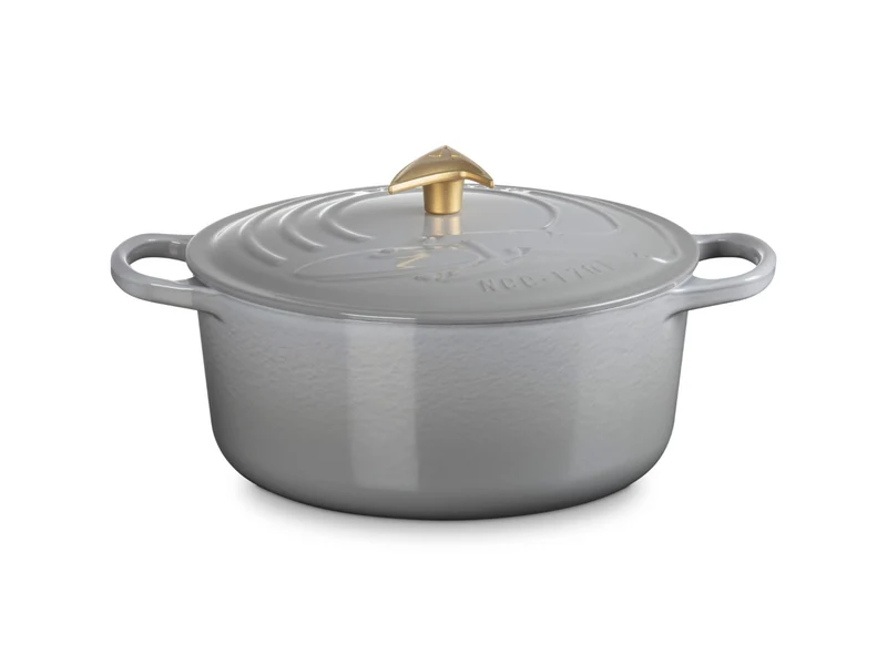 Le Creuset Star Trek Collection Bräter Enterprise Signature perlgrau 26cm