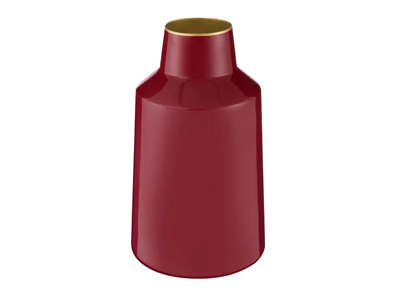 PIP STUDIO Vase Metall Dark Red 24x29cm