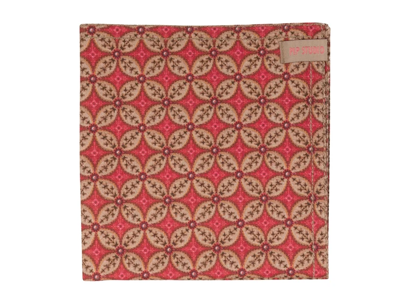 PIP STUDIO Blooming Tales Dark Red Stoffservietten 40x40cm Set4