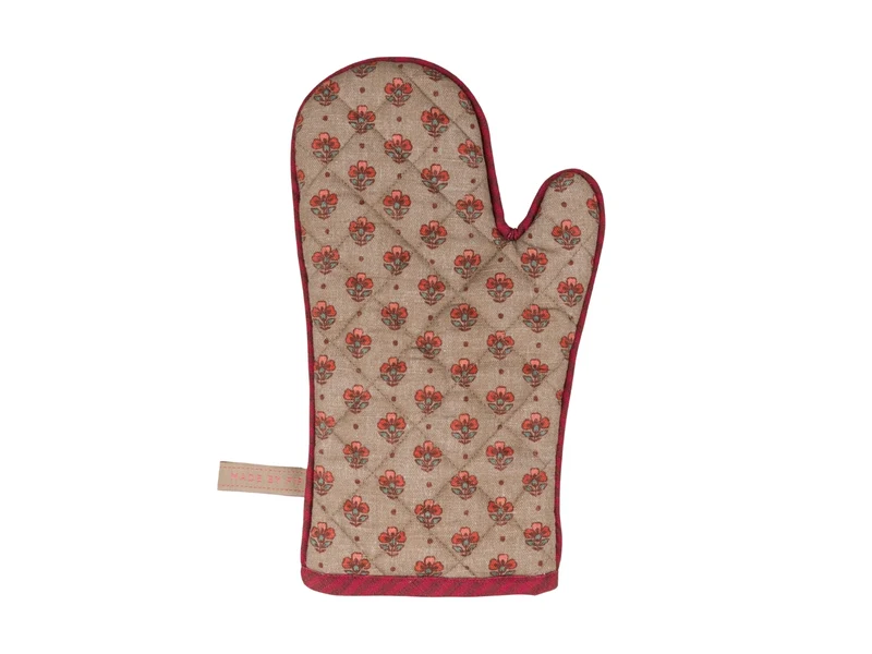 PIP STUDIO Blooming Tales Dark Red Ofenhandschuh rot 29x15cm