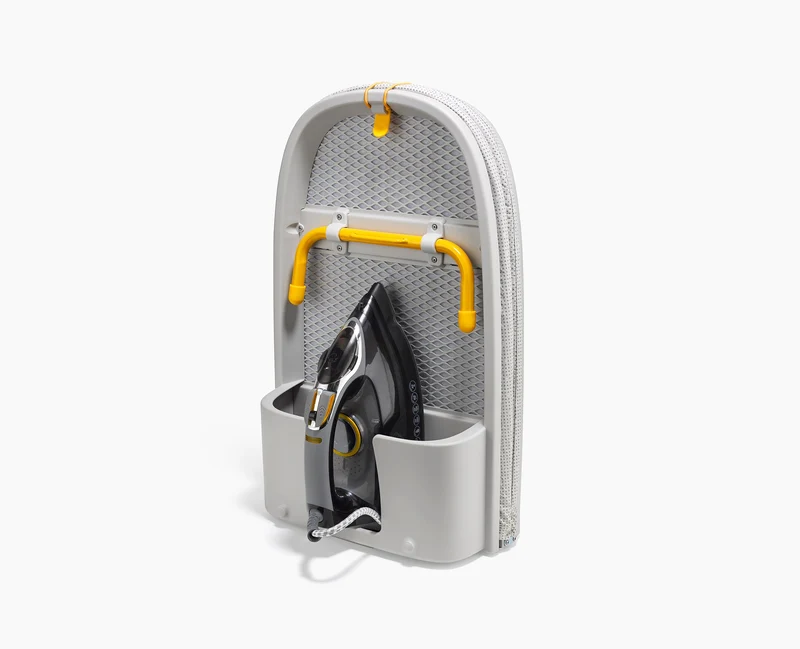 Pocket Max Tischbügelbrett 110cm mit hochwertigem Bezug in Ecru