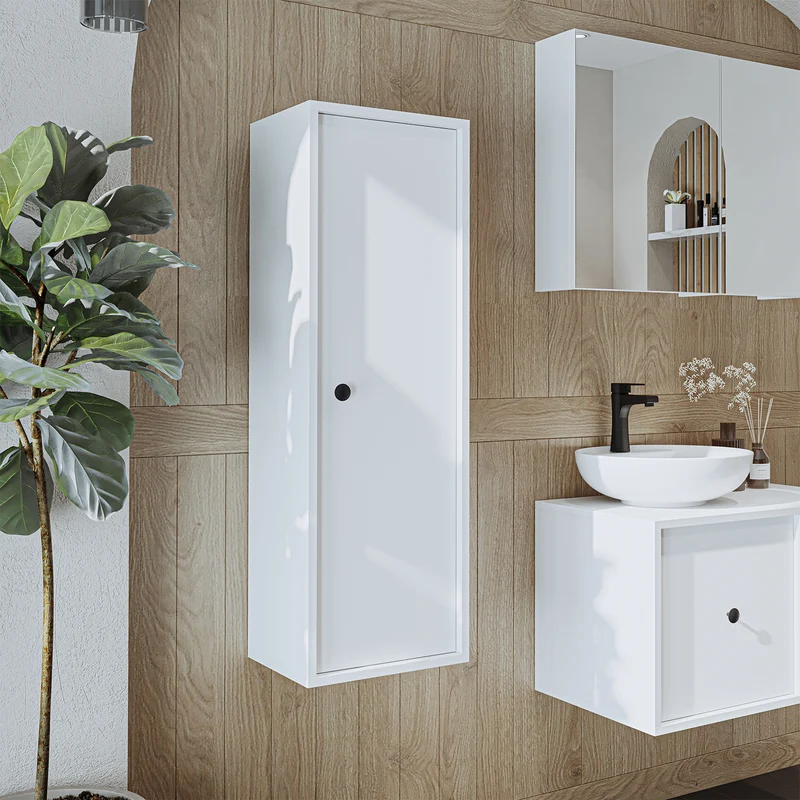 Roomart Badschrank GUSTO, 110 cm, wandhängend mit Soft-Close-Tür, in 2 Farben