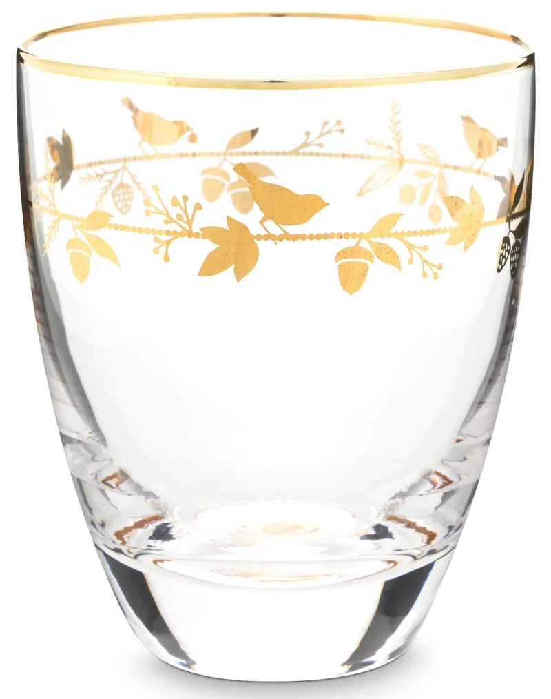 PIP STUDIO Winter Wonderland Gold Wasserglas 0,36 l
