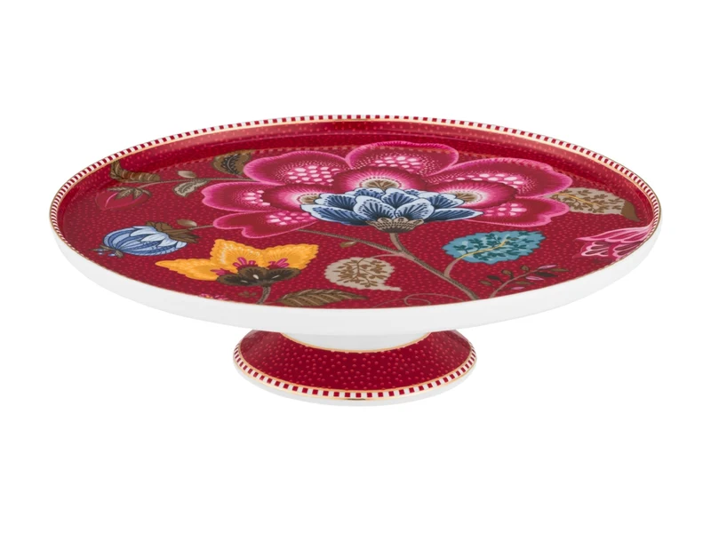 PIP STUDIO Blooming Tales Fantasy Dark Red Mini Kuchenplatte 21cm