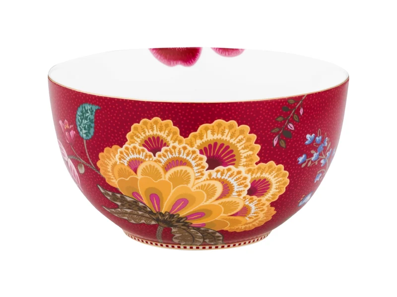 PIP STUDIO Blooming Tales Fantasy Dark Red Bowl 18cm