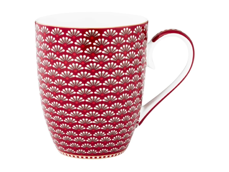 PIP STUDIO Blooming Tales Dark Red Large Henkelbecher 0,365l