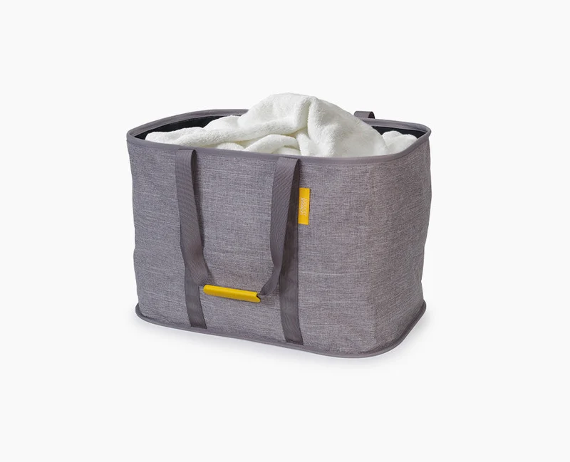 Hold-All™ Max faltbarer 55 L Wäschekorb, grau