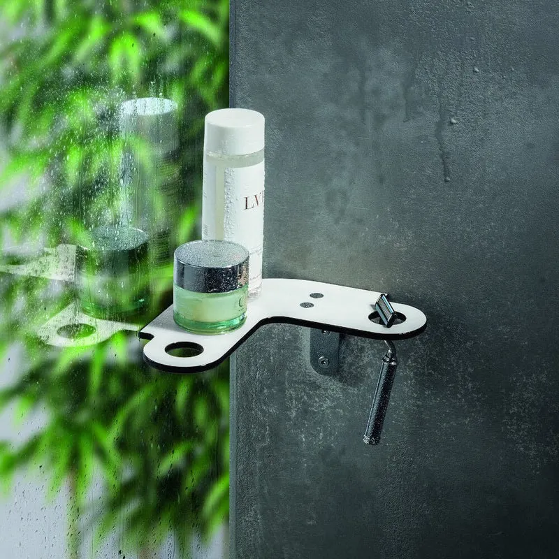 Duschablage Ecke Slimbord Weiß