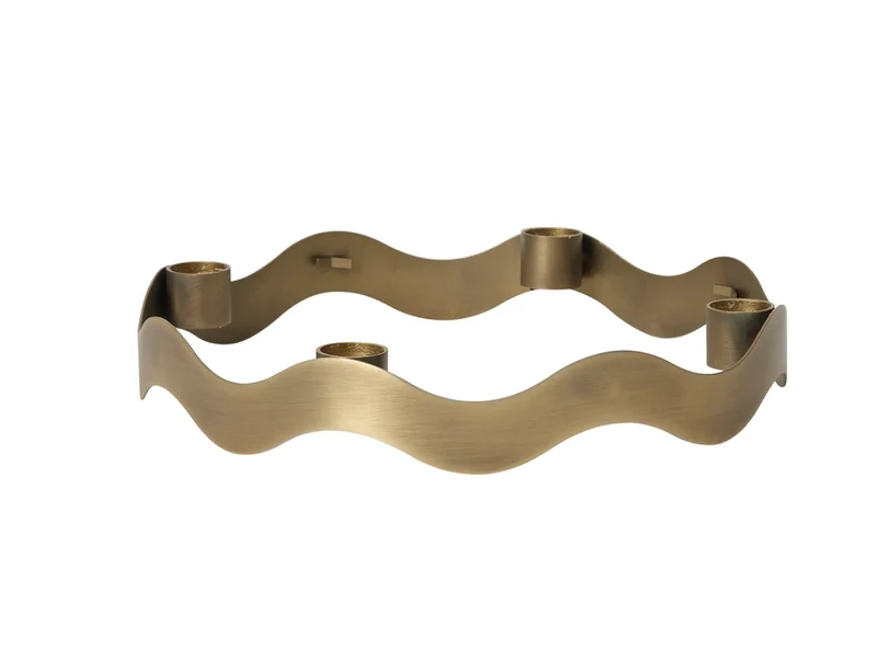 Broste Copenhagen Halo Leuchter gold 24,5cm