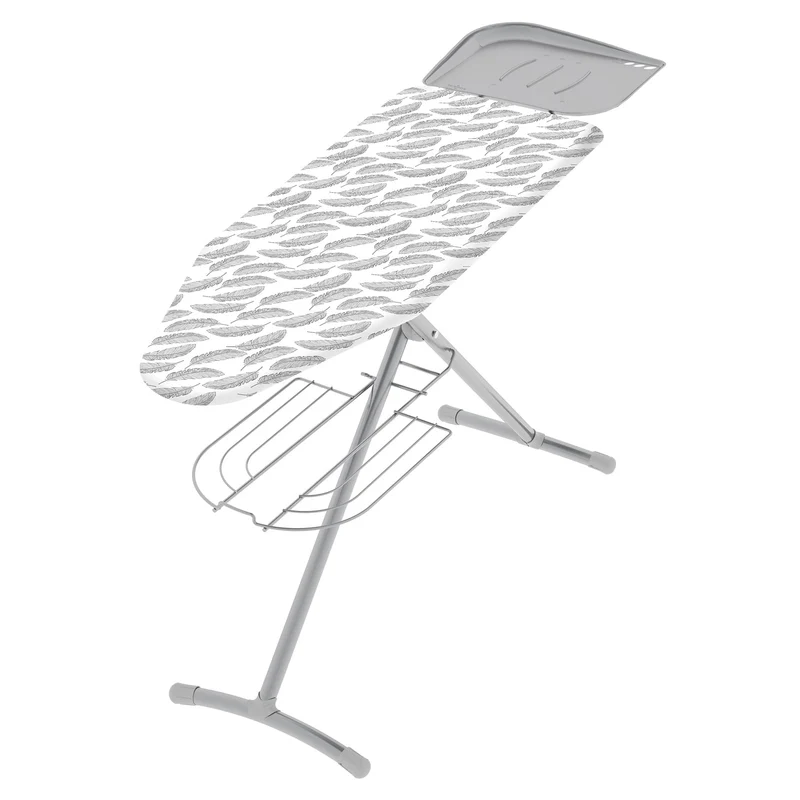 Colombo Turbo - Bügelbrett, Bügelbrett XL, Höhe 71- 95 cm, Verstärkter Dampfbügeleisen Halter + Wäscheständer, Baumwollbezug, Hergestellt in Italien