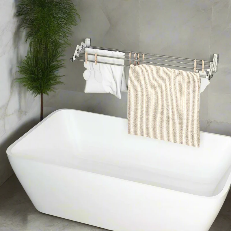 Colombo Soffietto 120 - Ausziehbarer Wand-Wäschetrockner, Stahl