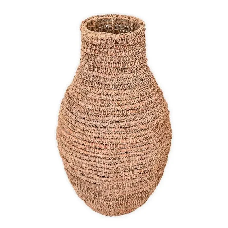 Große Bodenvase geflochten Sakra