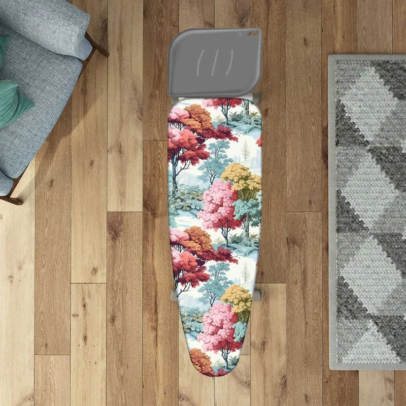 Colombo Autumn Vibes - Bügelbrettbezug XL, 140×55 cm – Zweischicht-Bügeltischbezug aus Bio-Baumwolle & dickem Molton, mit Clip, Made in Italy