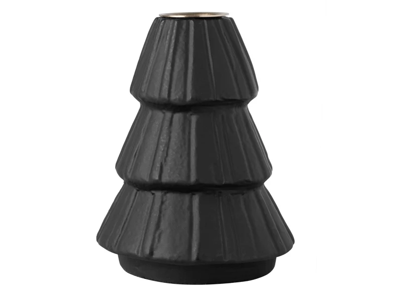 Villeroy & Boch Christmas Chic Kerzenständer Baum schwarz 10,5cm