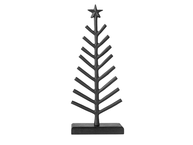 Villeroy & Boch Christmas Chic Dekoaufsteller Baum schwarz 30cm