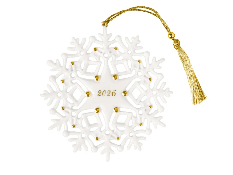 Villeroy & Boch Christmas Classics Ornament Schneeflocke 2026