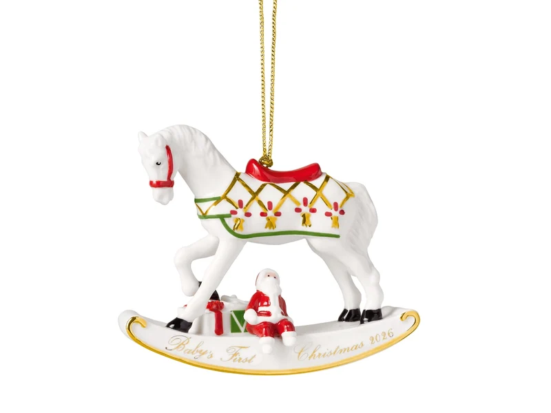 Villeroy & Boch Christmas Classics Ornament Schaukelpferd 2026