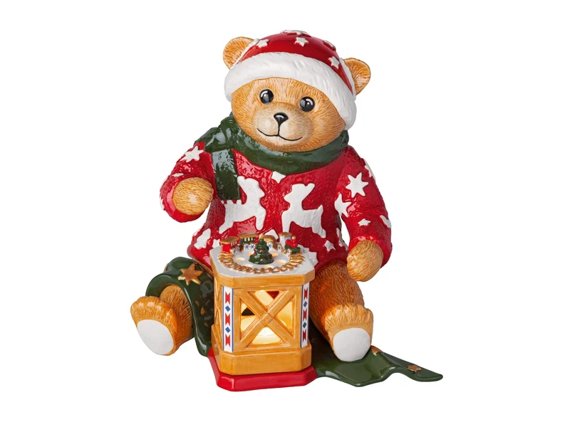 Villeroy & Boch Christmas Toys Memory Teddy mit Windlicht 25cm