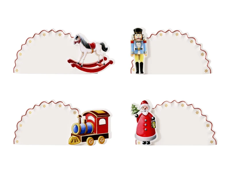 Villeroy & Boch Toy's Delight Tischkarten 11cm 4er Set