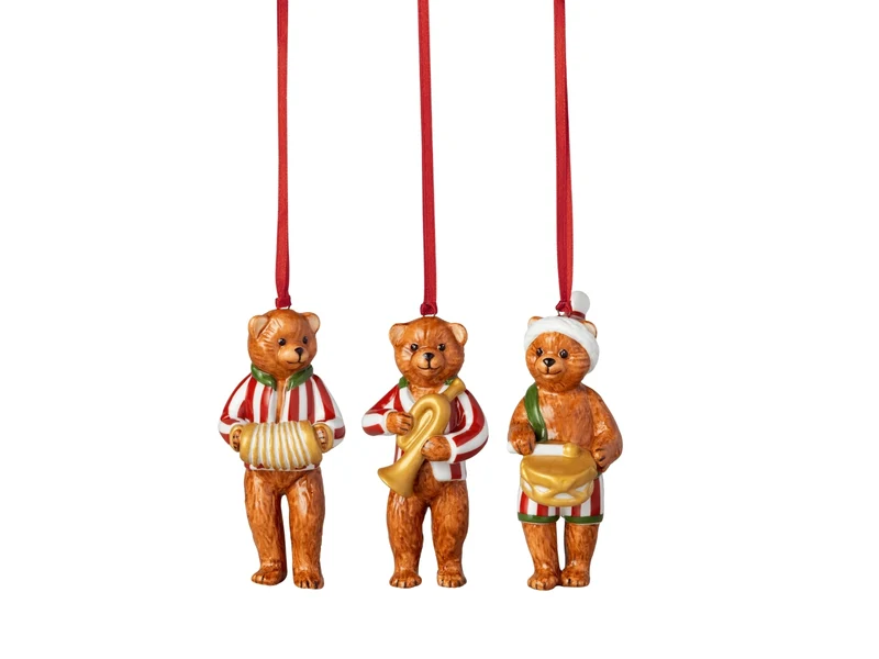 Villeroy & Boch Nostalgic Ornaments Ornamente Teddys 3tlg