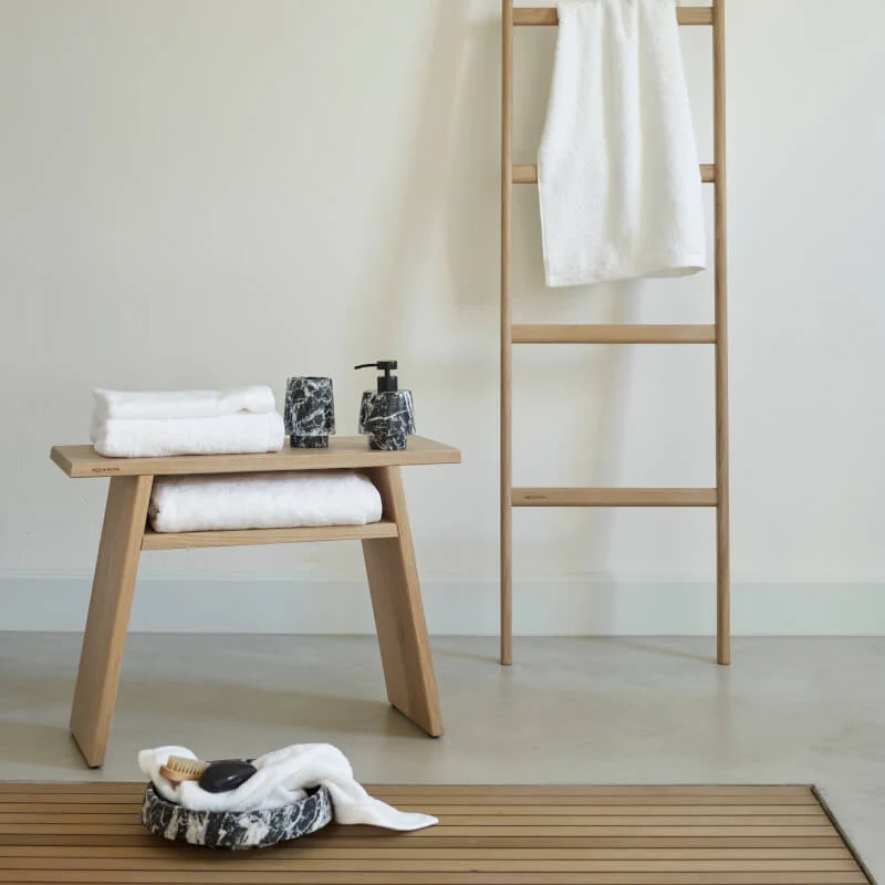 Hocker Eiche Mink