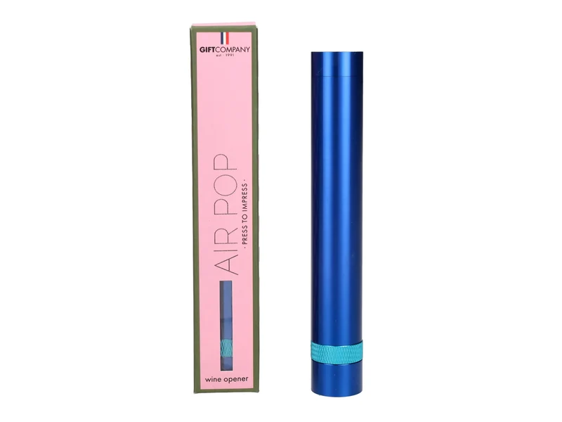 Giftcompany Air Pop Weinöffner blau 14cm