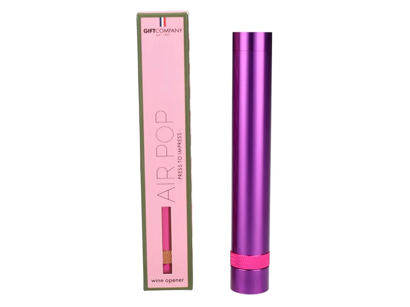 Giftcompany Air Pop Weinöffner lila 14cm