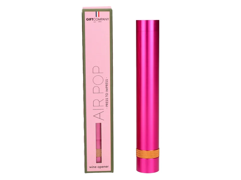 Giftcompany Air Pop Weinöffner neon pink 14cm