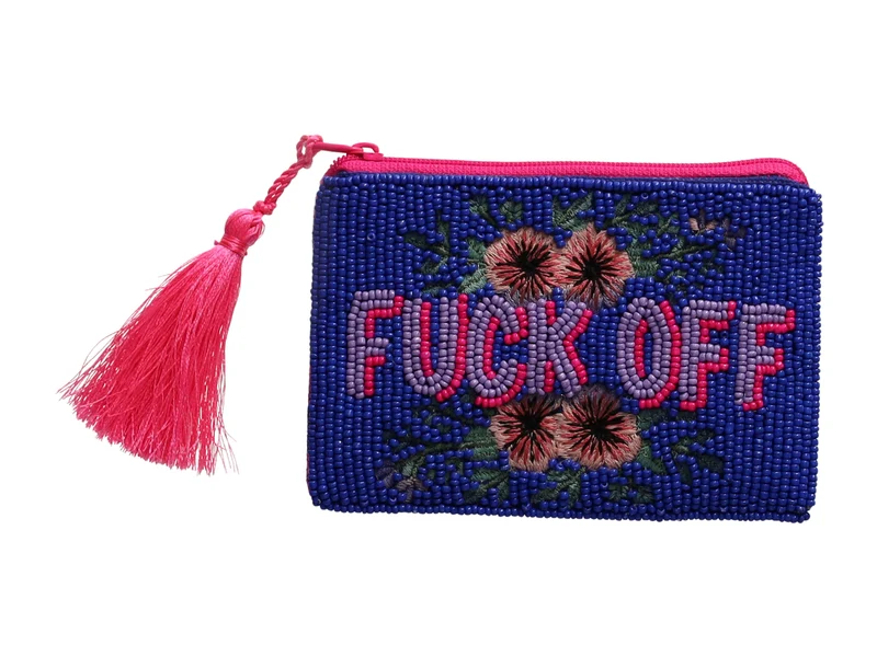Giftcompany Elodie Kosmetiktasche XS Fuck Off lila/pink 12cm