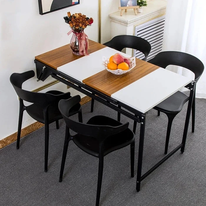 Wandmontiertes umwandelbares Regal und Tisch