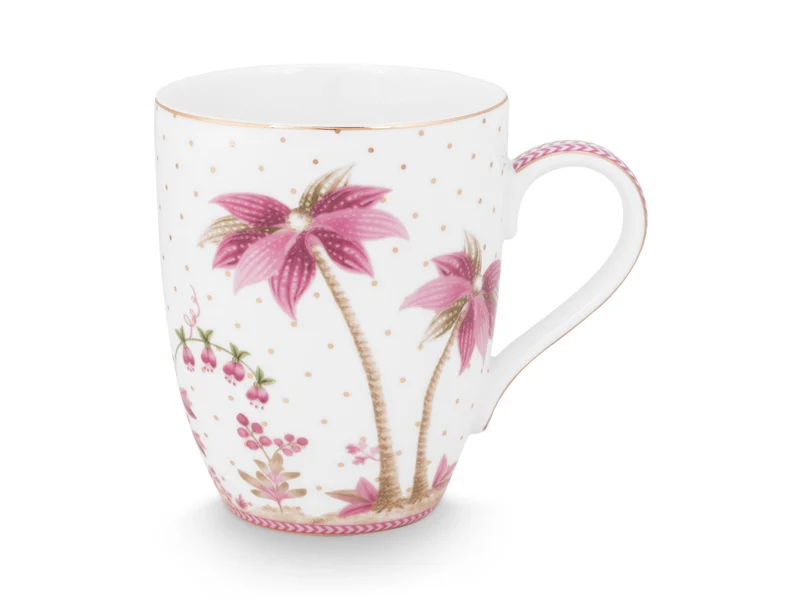 PIP STUDIO Jolie Dots Gold Pink Becher Large 350ml