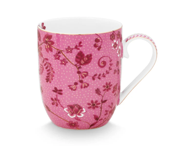 PIP STUDIO Jolie Flowers Pink Becher Small 145ml