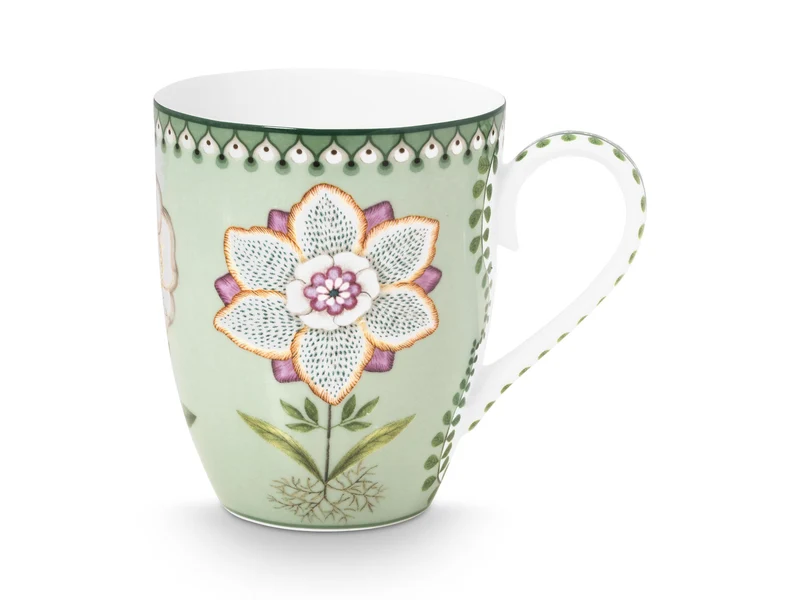 PIP STUDIO Lily&Lotus Light Green Becher Large 350ml