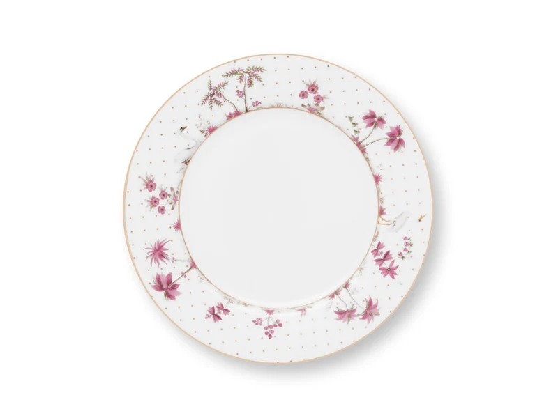 PIP STUDIO Jolie Dots Gold Pink Frühstücksteller 21cm