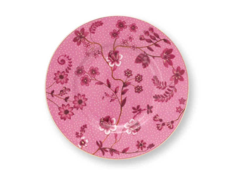 PIP STUDIO Jolie Petit Four Flowers Pink Brotteller 12cm