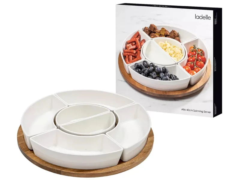 ladelle Alto Serve & Share weiß Drehteller 41cm